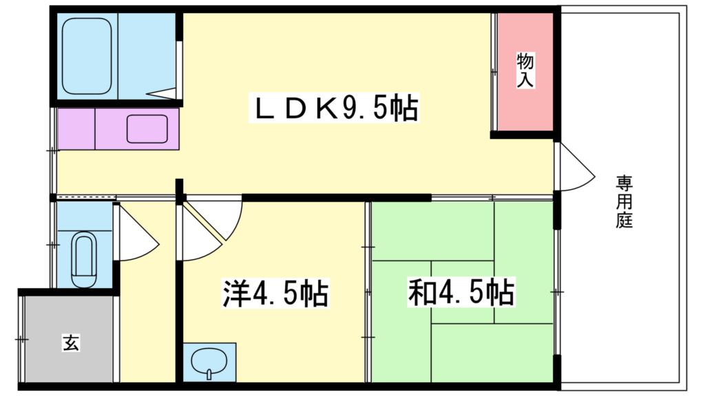 松和荘 間取り図