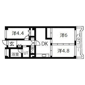 宝殿グリーンハウス 間取り図