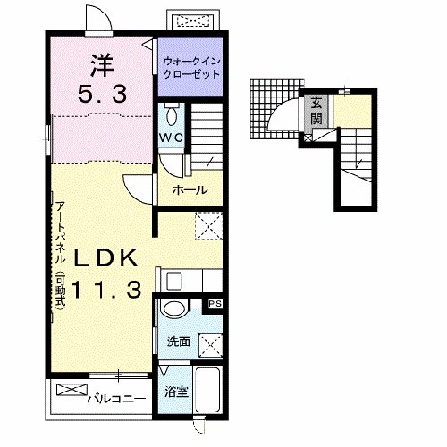 グリュック 間取り図