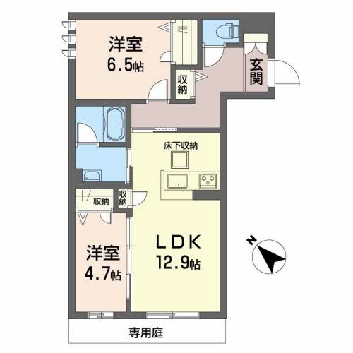シャーメゾン・レコルト 間取り図