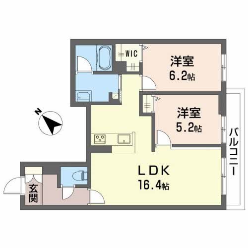 シャーメゾン・レコルト 間取り図