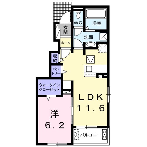 カーム・ミリュー 間取り図