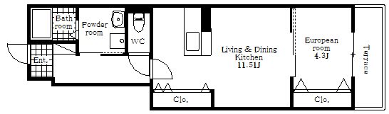 カナロア長田 間取り図