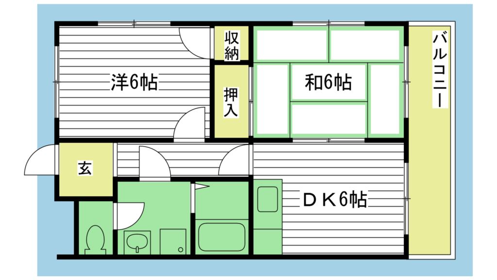 ベルメゾンＫ 間取り図