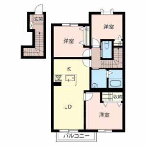 MAST COURT加古川南A 間取り図