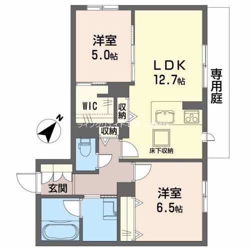 シャーメゾン　ノワールエブラン 間取り図