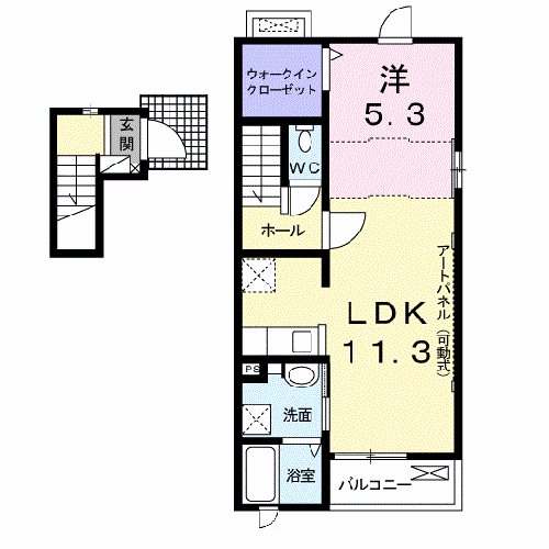 グリュック 間取り図