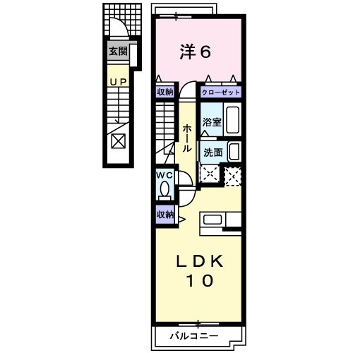 クローバーI 間取り図