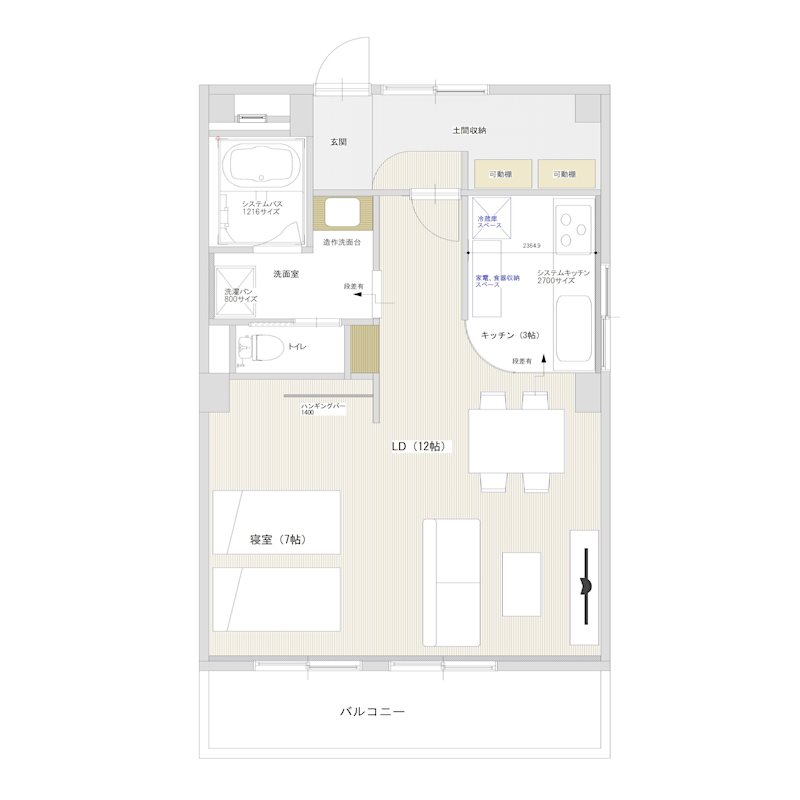 エクセレント宝殿3号棟 間取り図