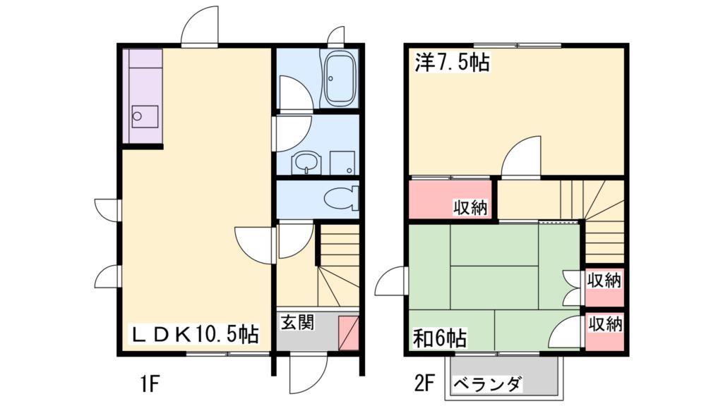 グリーンハイツ　Ａ棟 間取り図