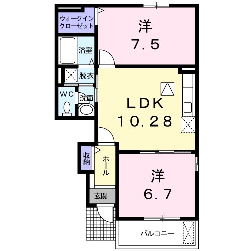 シエロ・イリーデ 間取り図