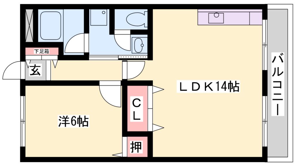 マイコーポ土山 間取り図