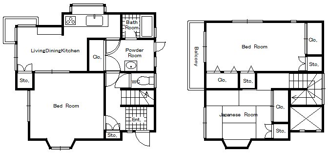 時光寺町戸建 間取り図