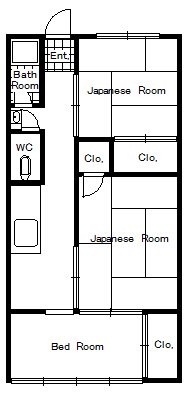 高砂ファミリーマンション 間取り図