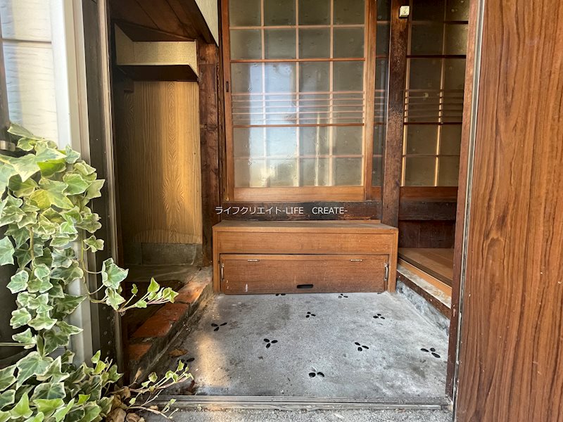 高砂町木曽町借家 玄関