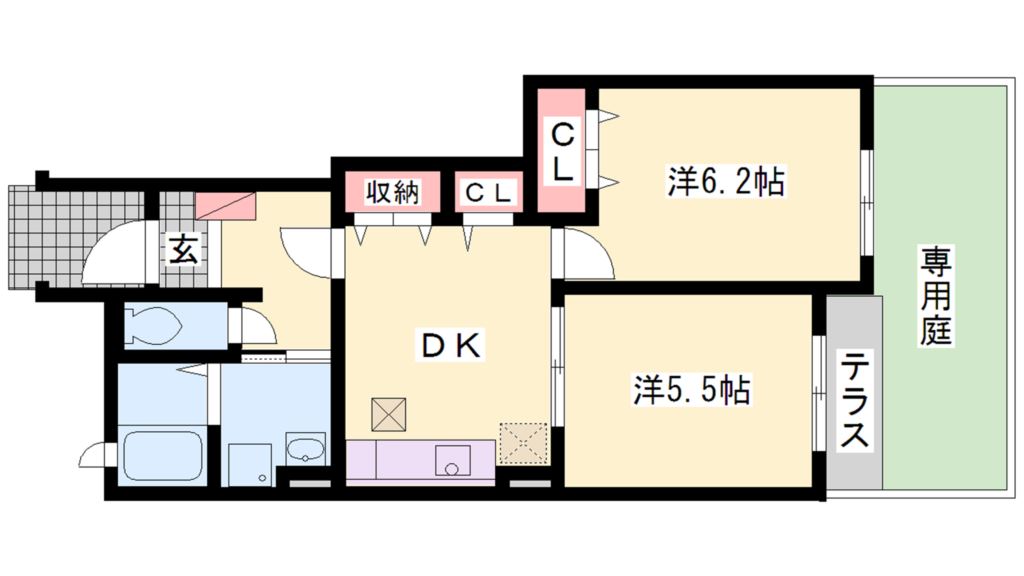 リジエール 間取り図