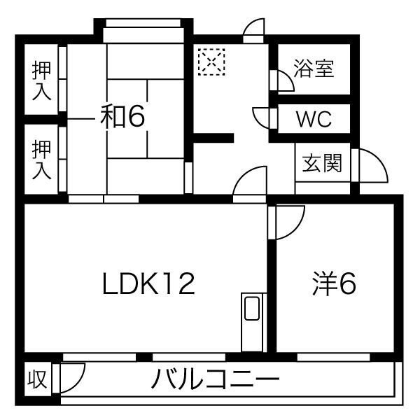 レオパレスI 間取り図