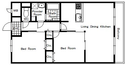 パーク・フォレスト 間取り図