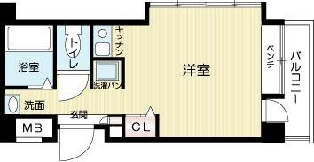 宝殿ヤングパレス2 間取り図