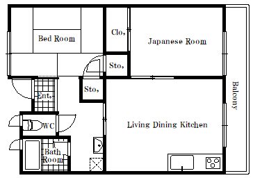 ハイツハリマ 間取り図