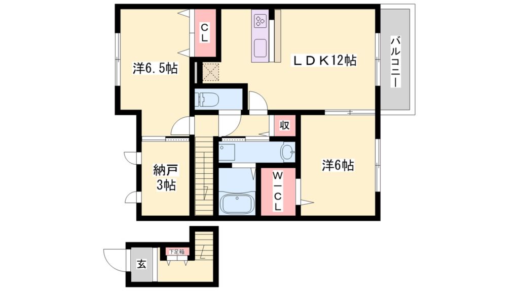ラフィーネ古田 間取り図