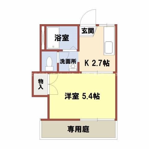 M&amp;rsquo;court　A 間取り図