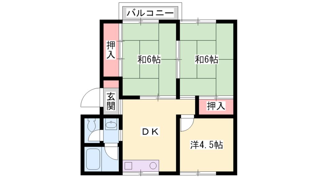 新野辺マンション 間取り図