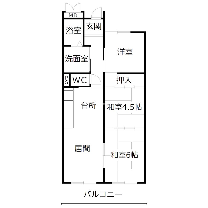 ソフィア加古川 間取り図