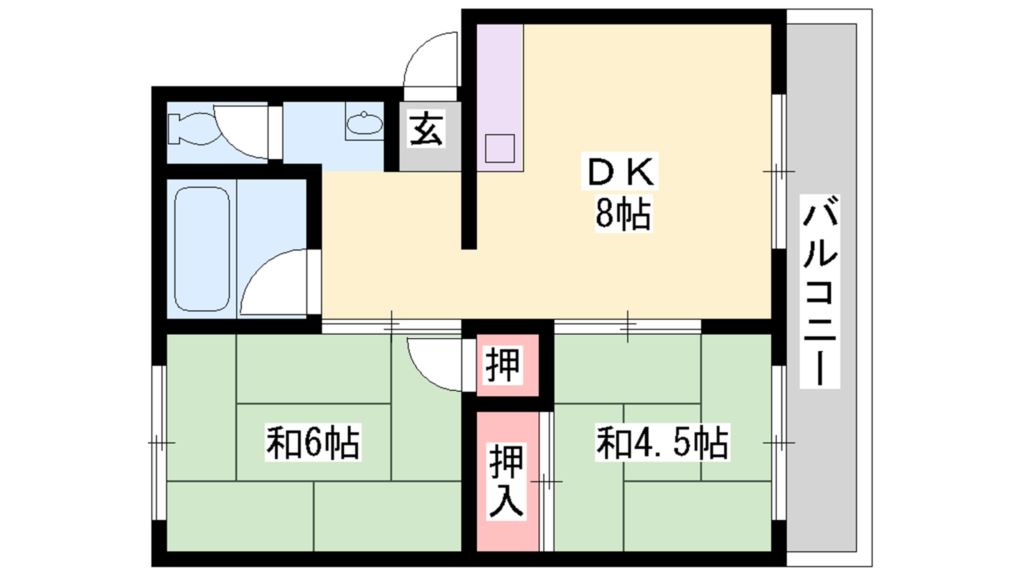 Ｔウエストマンション 間取り図