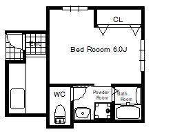 Rumie-ru中津Ⅱ 間取り図