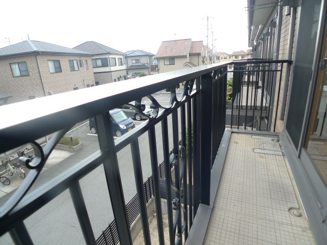 ローズコート北在家  ベランダ