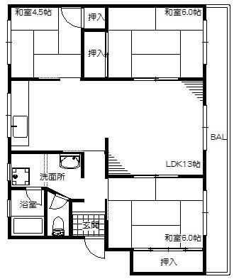 ステラ加古川3号棟 間取り図