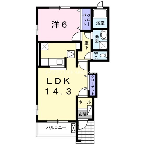 プリームス　ホルティー 間取り図