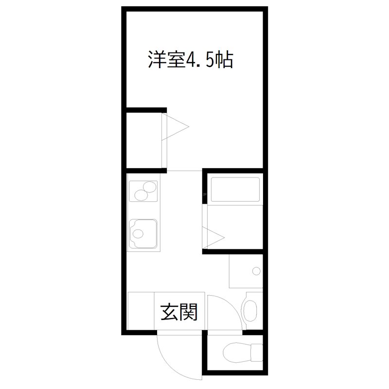 高砂竜山ビル 間取り図