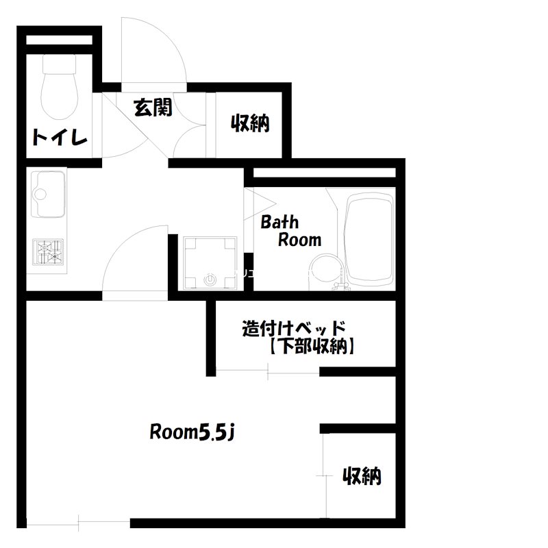 シンシア米田 間取り図