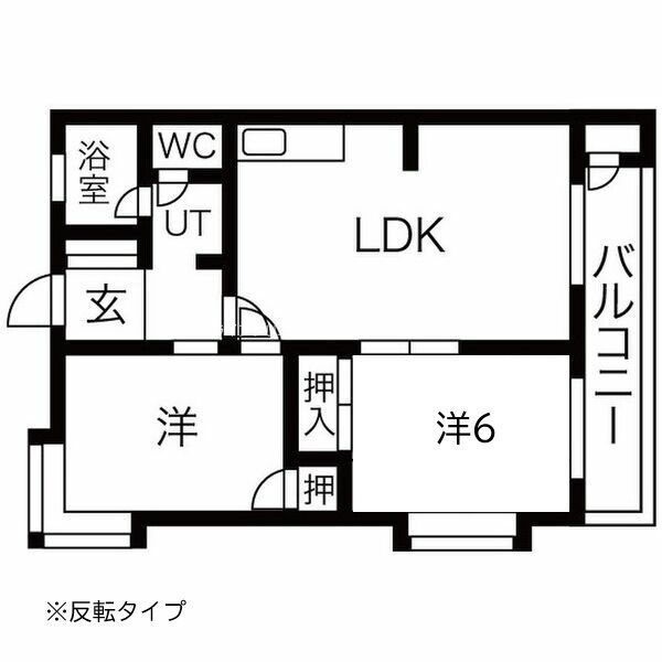 レオパレスⅡ 間取り図