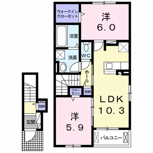 ルアナ　ハレ 間取り図