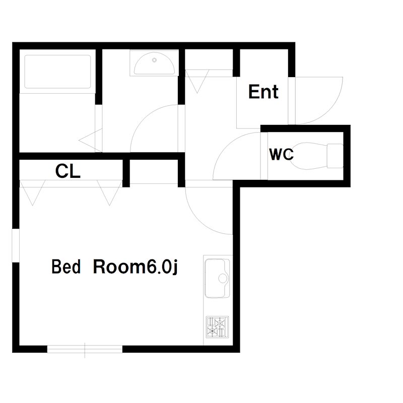 ピース西井ノ口 間取り図
