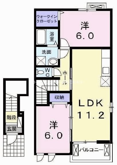 エテルノ・イリーデ 間取り図