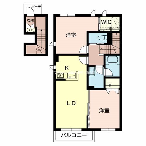シャーメゾン　フォルトナ 間取り図