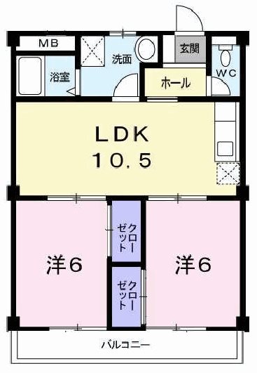 パルネット加古 間取り図
