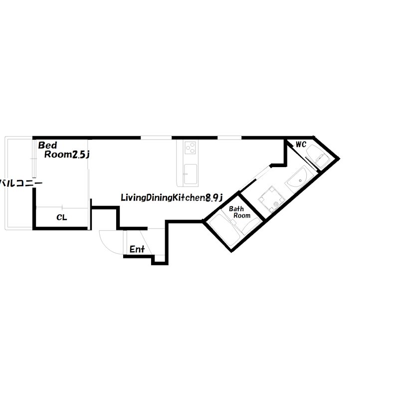 ブロンテ北在家ＥＡＳＴ 間取り図