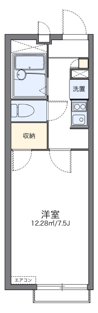 レオパレスＭＩＮＡＭＩＹＡＭＡ 間取り図