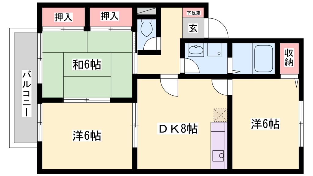 アミティやまと 間取り図