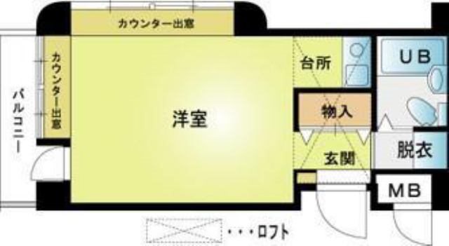 宝殿ヤングパレス 間取り図