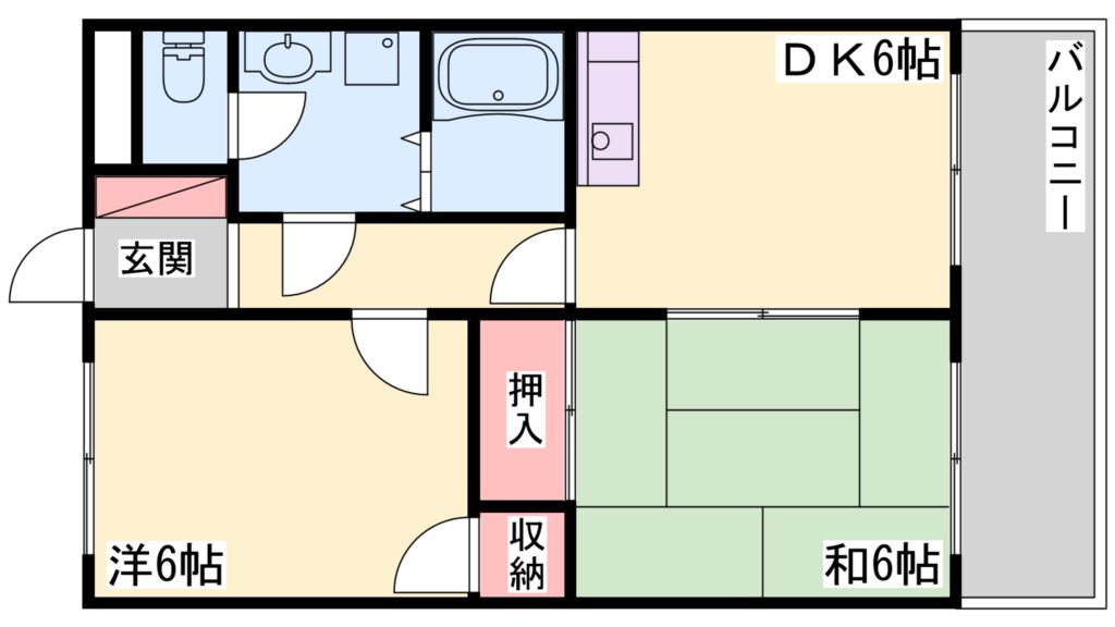 メゾン・ＤＥ・ＯＫ 間取り図