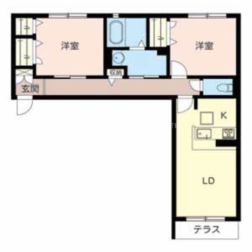 シャーメゾン新野辺 間取り図