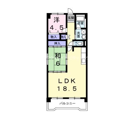 リバーサイドＡ 間取り図