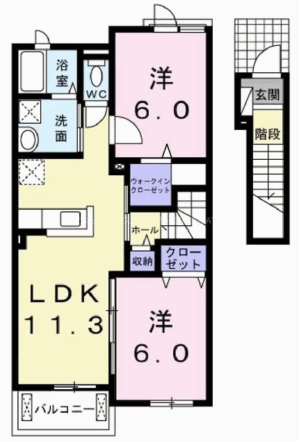 アウローラⅡ 間取り図
