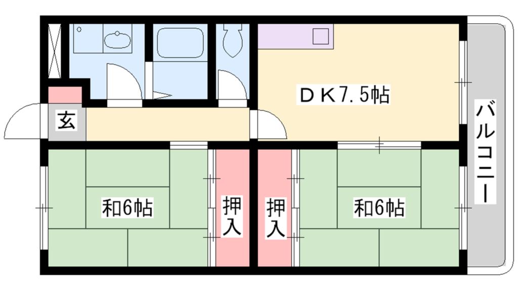 メゾン・ド・ヴェルジェ 間取り図
